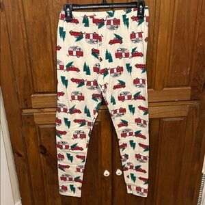 NOBO No Boundaries Juniors White Vintage Camper and Truck Pajama Pants Size L